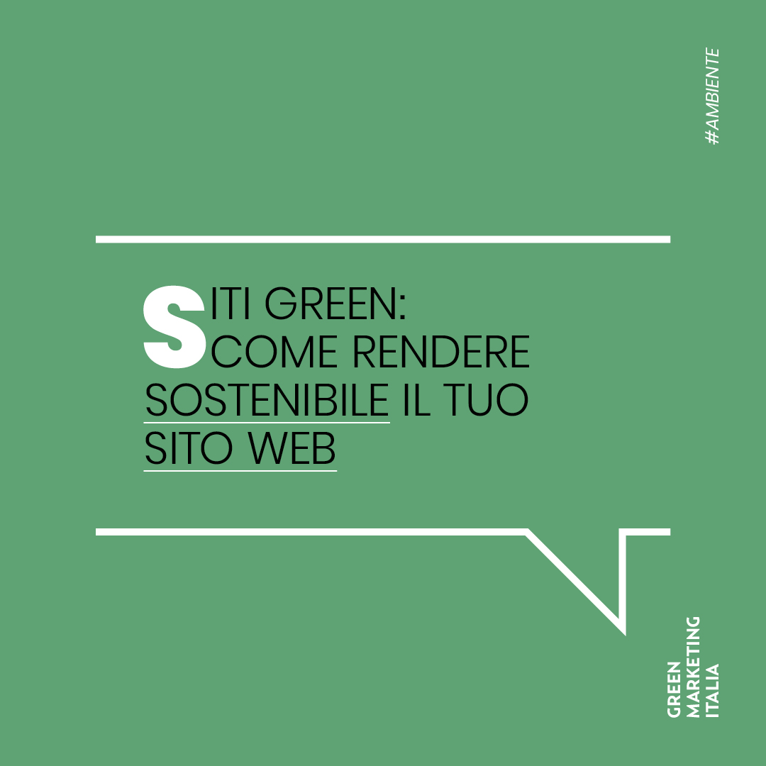 Siti web green