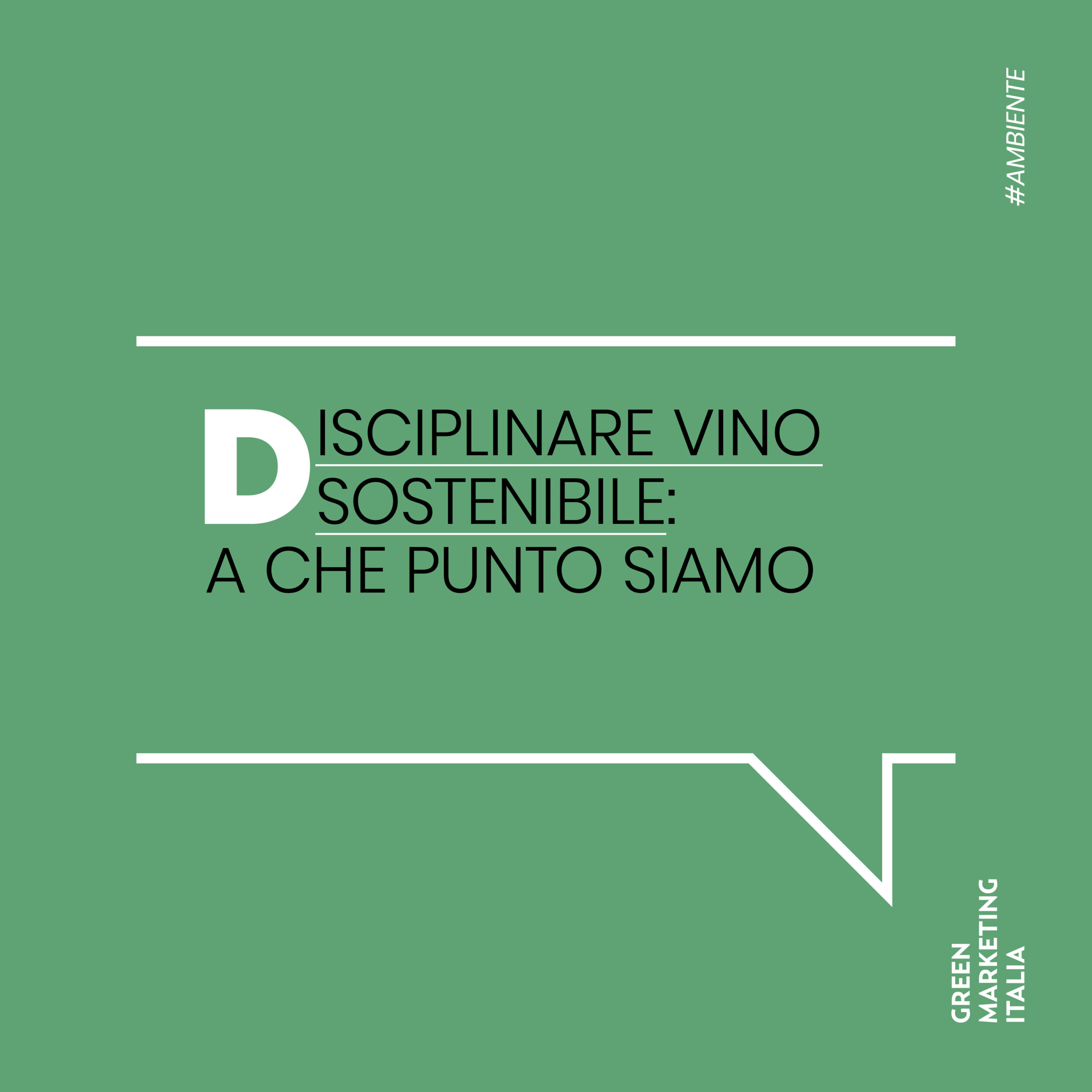 Disciplinare vino sostenibile