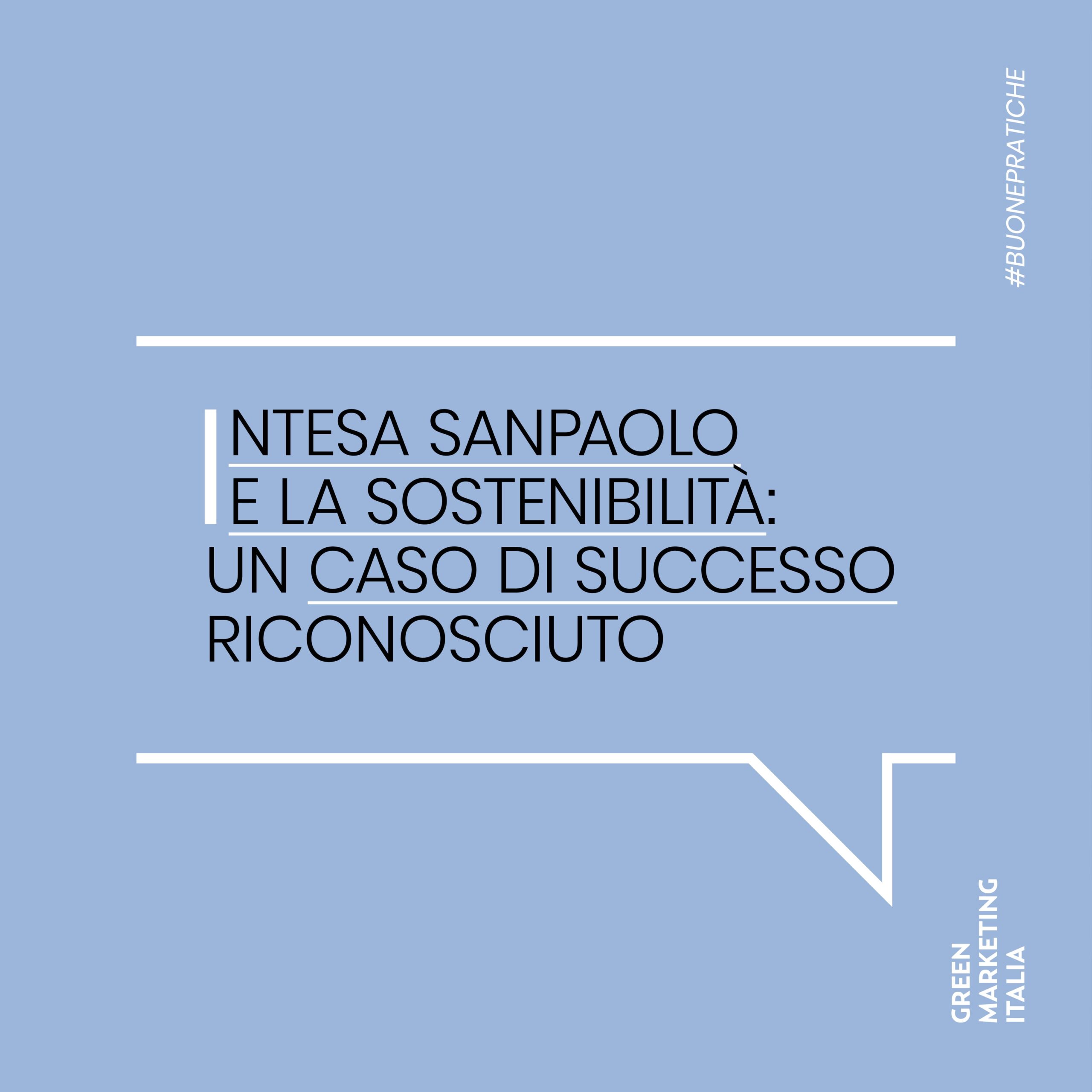 Sostenibilità Intesa Sanpaolo