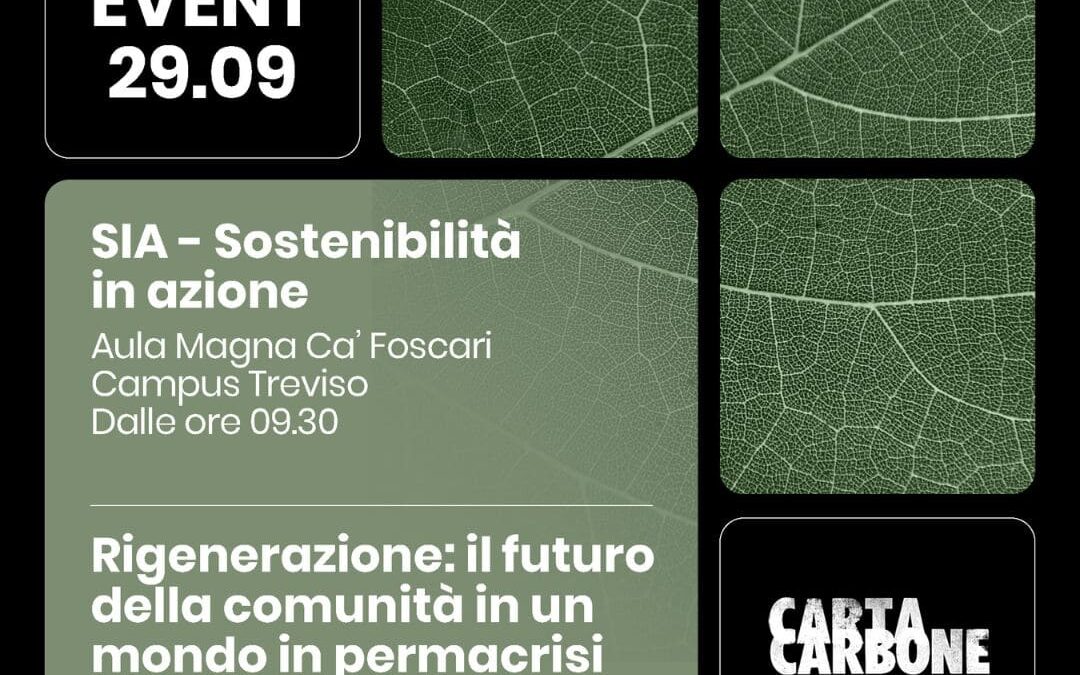 Evento Green marketing Italia Caratacarbone Festival 29 settembre 2023 Treviso
